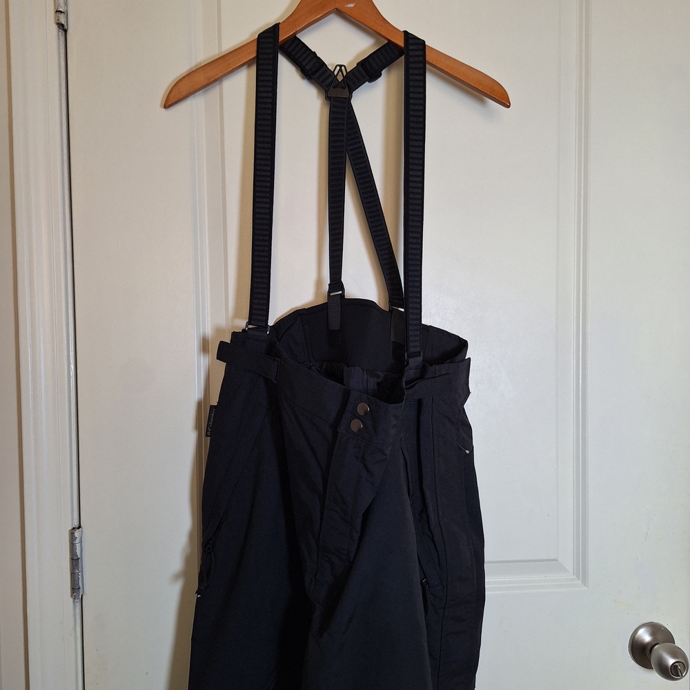 Columbia Men's Insulated Snowsuit Bibs Snow Ski Overall Winter Pants Size L